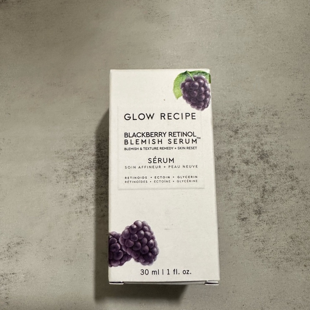 NEW - Glow Recipe: Blackberry Retinol Blemish Serum